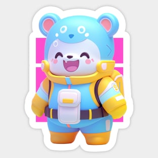 AKBLM - SWEET TOOTH AMATO あまとう KUMA | CUTE POCKETO MONSTER KUMA Sticker